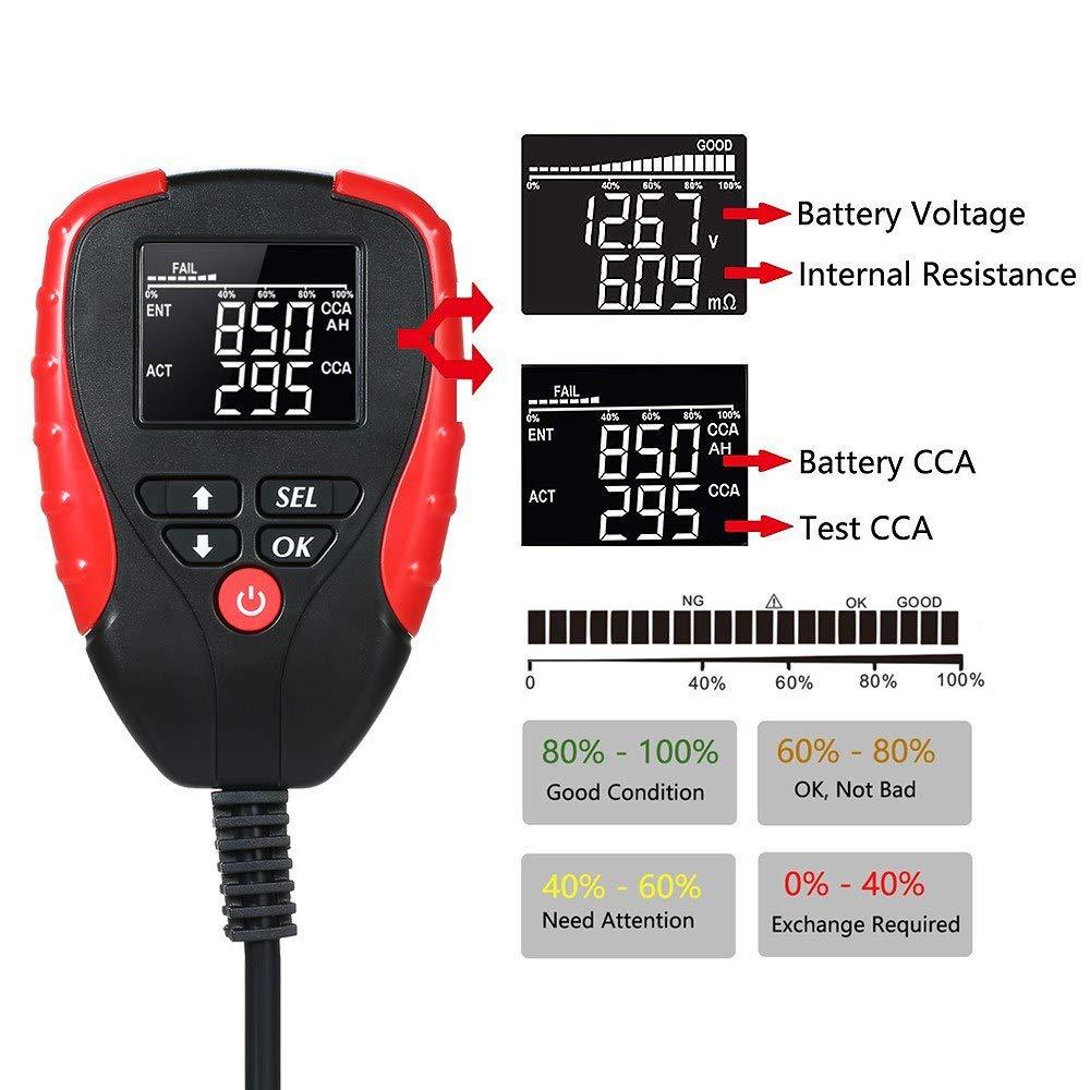 Instrumento multifuncional para la prueba de baterías de automóviles