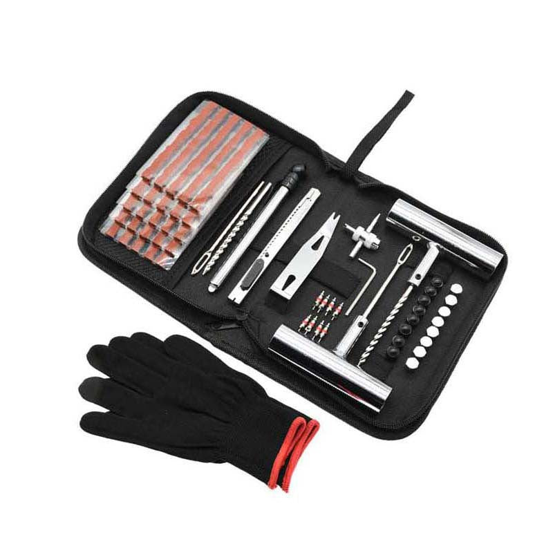 Kit de reparación de neumáticos con bolsa de tela de primeros auxilios rápidos