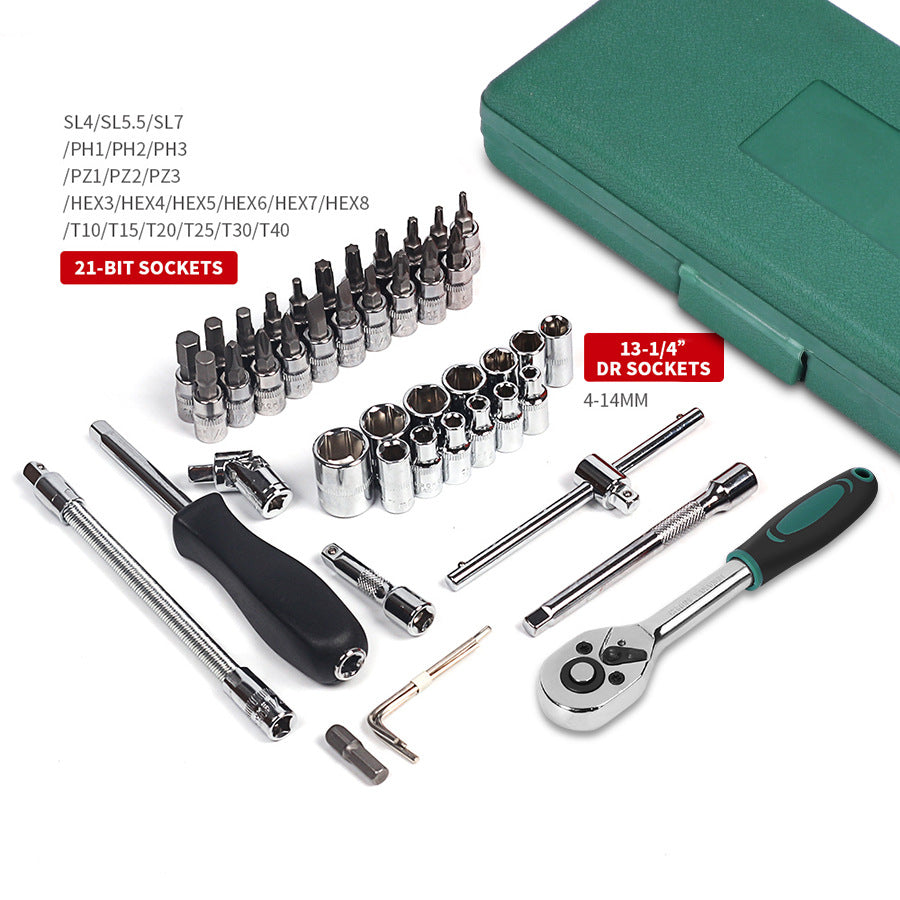 Llave dinamométrica de trinquete, Kit de herramientas combinadas
