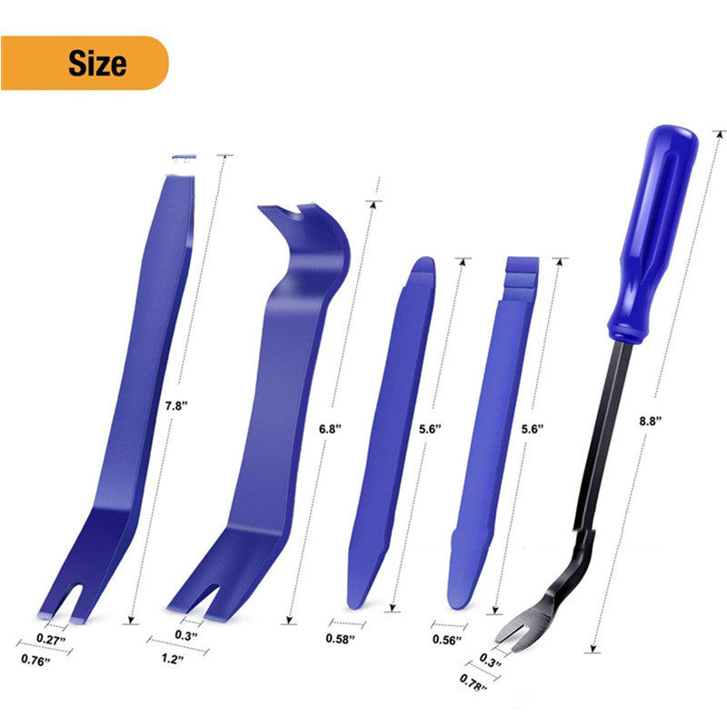 Kit de herramientas para desmontar y recortar sistemas de audio de coche (apto para paneles de puertas y salpicaderos)