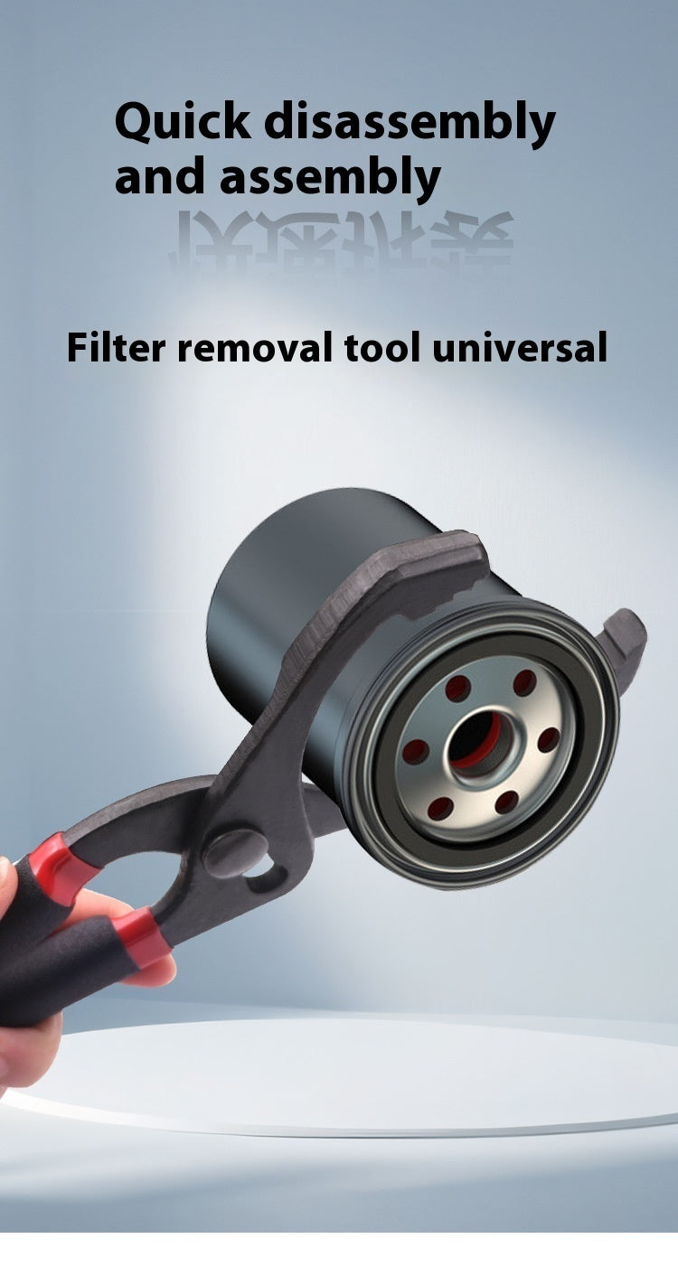 Llave para filtro de aceite / Herramienta de desmontaje / Abrazadera de filtro / Llave para filtro de aceite