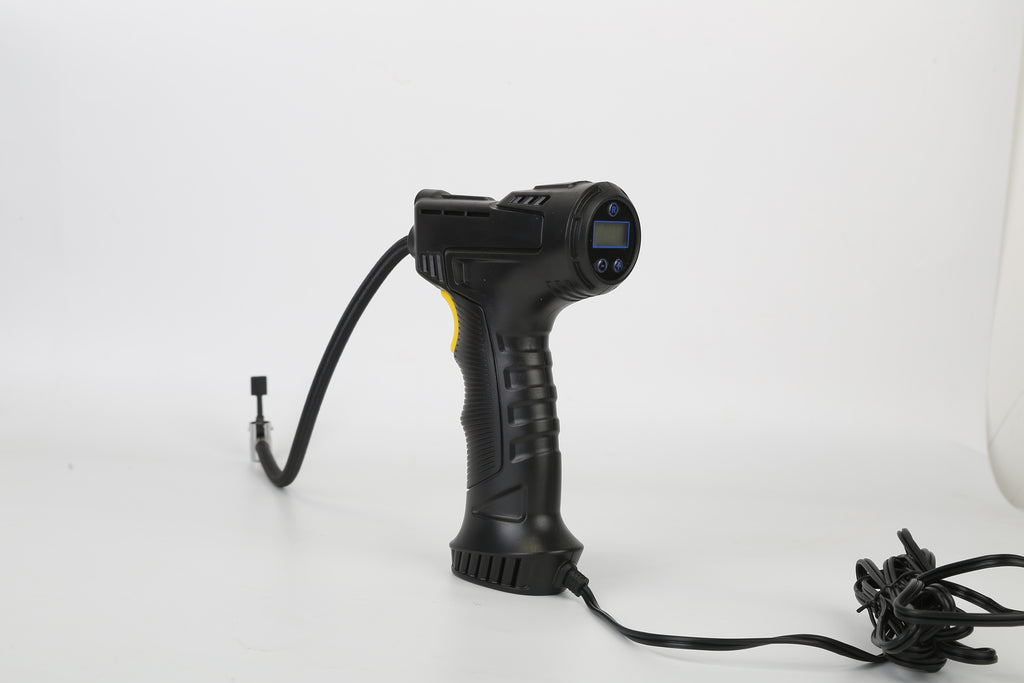 Portable Car Tire Inflator DC 12V Digital Car Air Compressor Electric Air Inflator With LED Light 150PSI