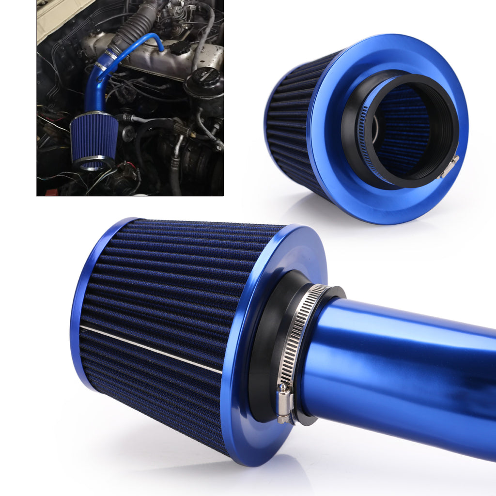Filtro de aire de admisión con cabezal tipo hongo modificado para coche (76 mm y 3 pulgadas)