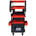 4 LEVEL MULTI PURPOSE TROLLEY FOR DIAGNOSTICS-BLACK RED