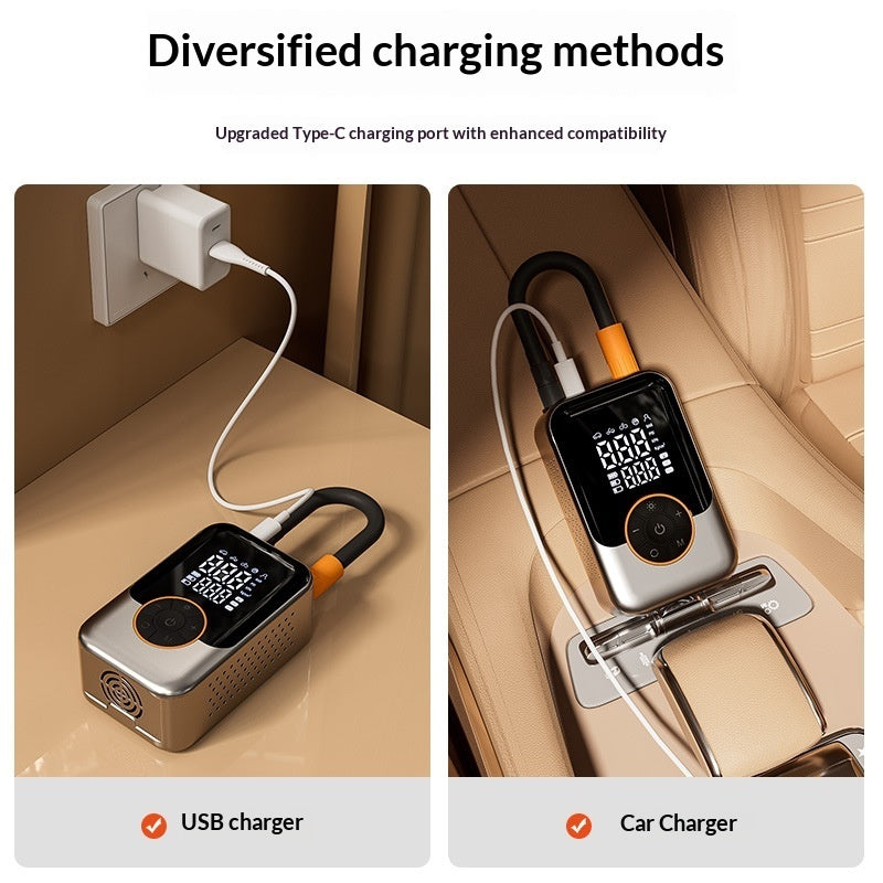 In-car Wireless Air Pump, Portable Air Compressor For Cars