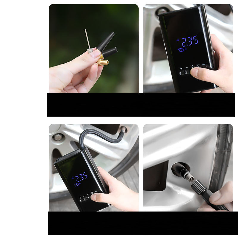 Inflador digital inalámbrico portátil para coche