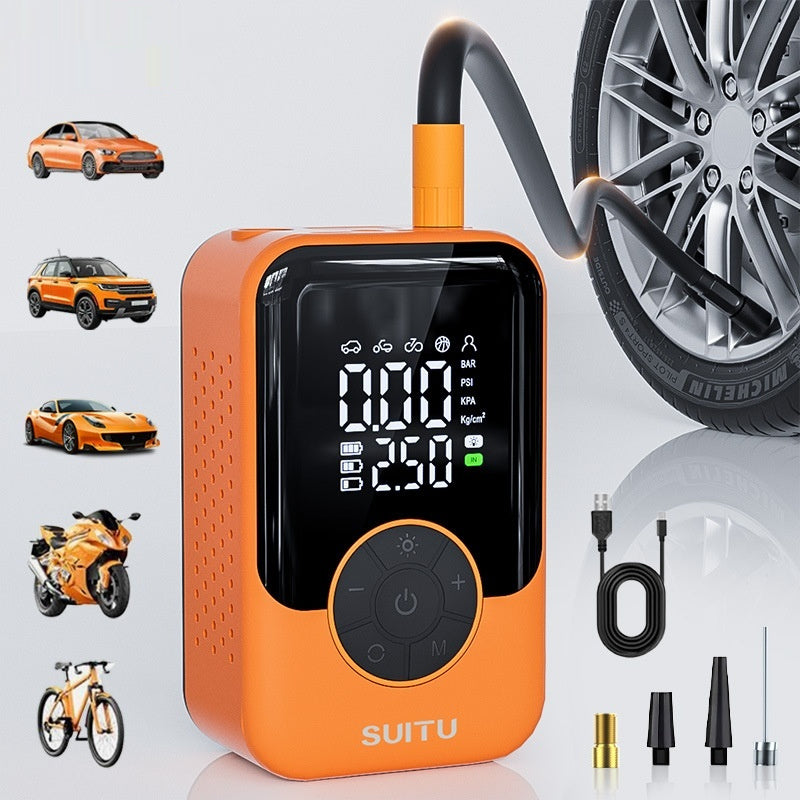 In-car Wireless Air Pump, Portable Air Compressor For Cars